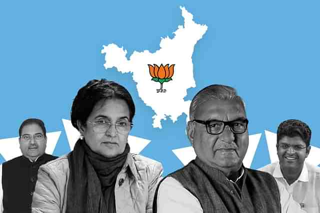 The BJP is taking on the Congress in trying to win the Jat votes in Haryana.